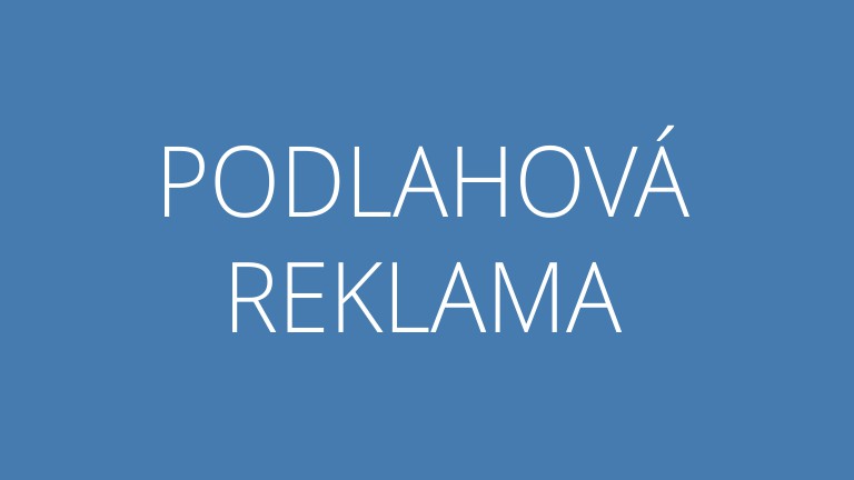 podlahova reklama